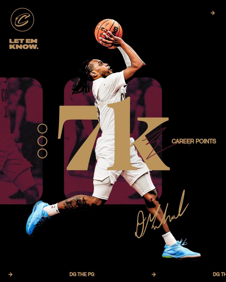 未來可期！加蘭騎士生涯得分達到7000分 隊史第11位！